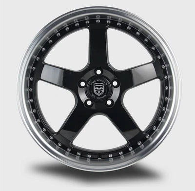 GWG NS8 19 inch Gloss Black Machined Rim fits VOLVO V70 3.2 2008 - 2010 - Image 1 of 4