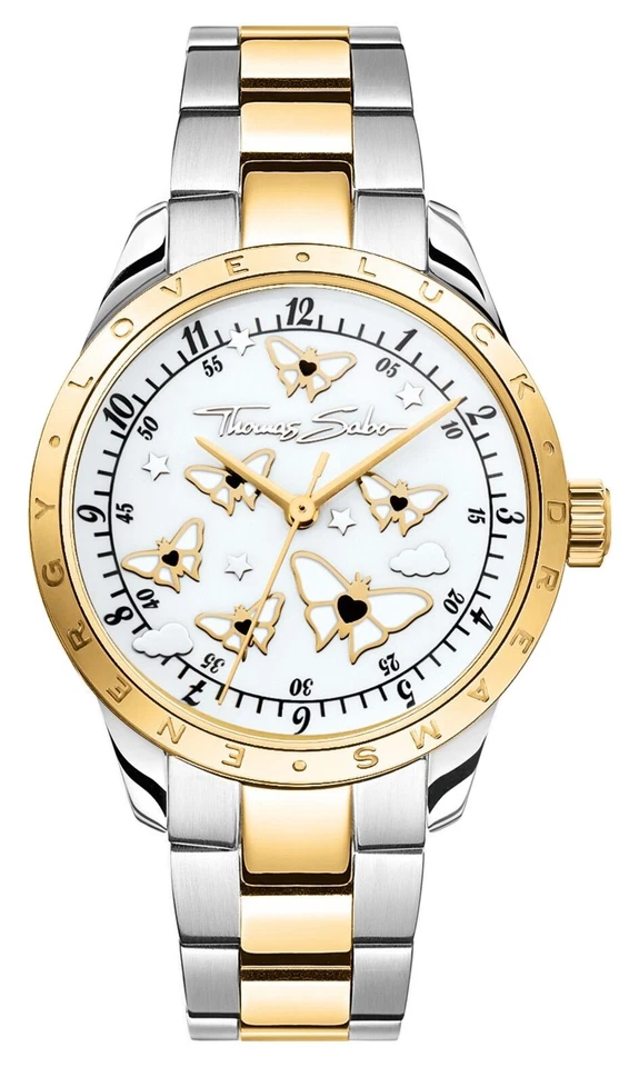 Thomas Sabo Farfalle Luminose (33 Mm) Quadrante Argento / WA0433-291-202-34 - Immagine 1 di 1