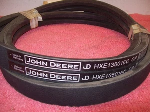 Genuine OEM John Deere #HXE135016, HXE176244: Engine Fan Drive V-Belt, Free ship - Picture 1 of 4