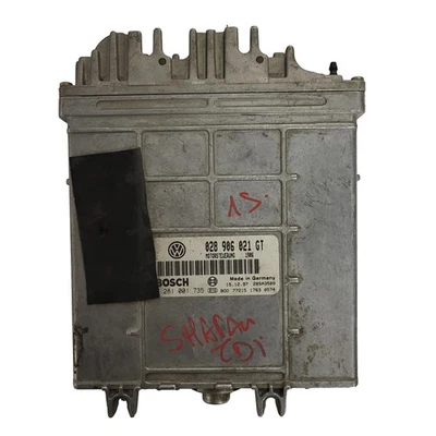 VW SHARAN 1.9 TDI ECU / 028906021GT / 0281001735 / BOSCH - Immagine 1 di 3