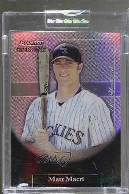 2004 Bowman Sterling Black Refractor /16 Matt Macri #BS-MMC Rookie RC - Image 1 of 2