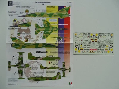 Aztec  decals 1/72 Fuerza Aerea Equatoriana Pt. 2 - Photo 1/2