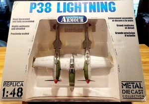 New Franklin Mint P-38 Lightning "B11E280" United States Air Force 1:48 Scale - Picture 1 of 13