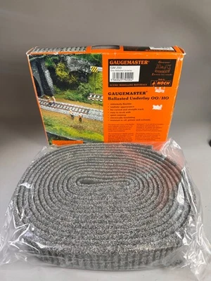 GAUGEMASTER GM200 Grey Ballasted Underlay OO/HO Gauge 5m Roll Scenic Modelling - Image 1 of 2