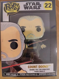 Funko POP! Pins: Star Wars Count Dooku Emaille Pin # 22 Neu Versiegelt - Bild 1 von 4
