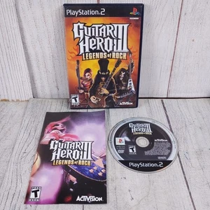 Guitar Hero III 3 Legends of Rock (PS2, 2007) Black Label Complete CiB - TESTED - Picture 1 of 7