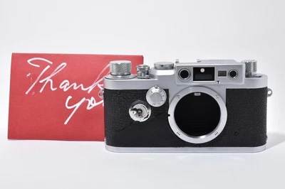[Near MINT] Leica IIIg 35mm Silver Rangefinder Film Camera From JAPAN #251014 - Image 1 of 4