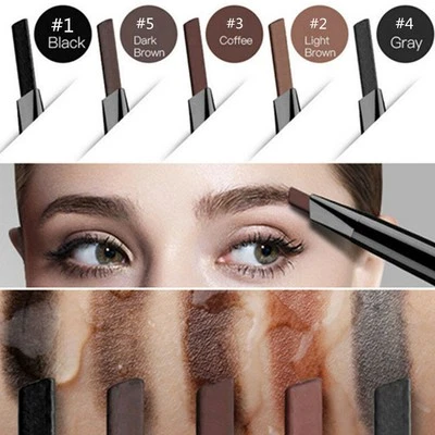 Waterproof Microblading Eye Brow Eyeliner Eyebrow Pen Pencil Brush Makeup Tool - Image 1 of 4
