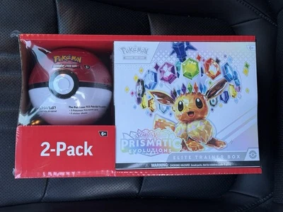 Sam’s Club Prismatic Evolutions ETB and Poke Ball Bundle Sealed - Image 1 of 2