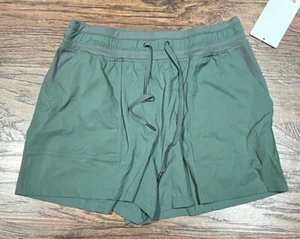 NEU Lululemon Tanzstudio hoch geschnittene Shorts 3,5" grau Eukalyptus Größe 8 & 10 - Bild 1 von 7