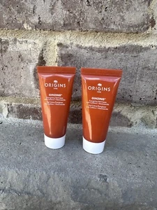 2 x ORIGINS GINZING ENERGIZING GEL CREAM WITH CAFFEINE + NIACINAMIDE 15mleach - Picture 1 of 2