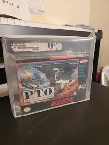 P.T.O.: Pacific Theater of Operations (Super Nintendo Brand New Graded Collector - Picture 1 of 2