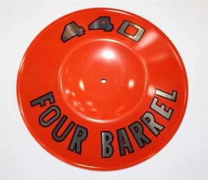 NEW Mopar 440 Four Air Air Cleaner Pie Tin - Bild 1 von 1