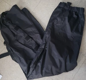 Motorcycle Rain Pants W/ Suspenders Sz L - Picture 1 of 1