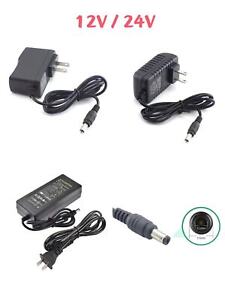 12V 1/2/3/5/10A Power Supply AC to DC Adapter For 5050 3528 LED STRIP LIGHT