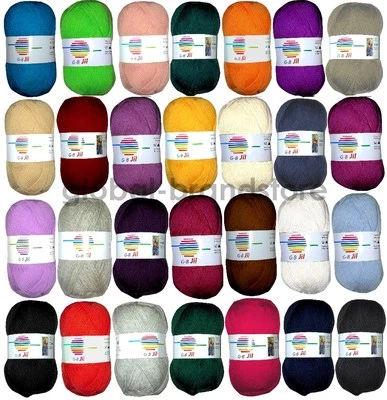 GB JIL 100% reine Schurwolle Natur-Wolle klimaregulieren warm weich (6,20€/100g)