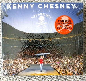 NEW Live In No Shoes Nation Kenny Chesney  2 CD Live  with 29 tracks Sealed - Imagen 1 de 2