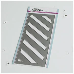 Heffy Doodle SILLY SLIMLINE OBLIQUI FUSTELLE metallo taglio artigianale HFD0403 - Foto 1 di 7