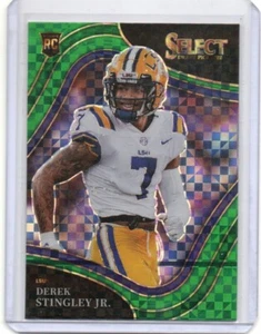2022 Select Draft Football Derek Stingley 2 Green Squares, En Fuego Prizm, Etc. - Picture 1 of 6
