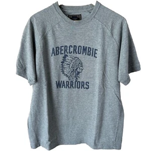 Abercrombie Warriors Chief Vintage 00's T Shirt Small Gray Unisex - Picture 1 of 6
