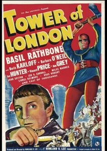 TOWER OF LONDON 1939 KARLOFF PRICE 16MM B/W SOUND CINE FILM FEATURE UNIVERSAL - Foto 1 di 22
