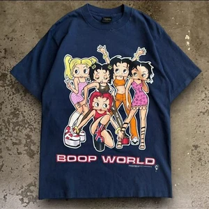 Camiseta Remake1998 Spice Girls Betty Boop Diseño Raro Azul Marino Unisex De Colección S-5XL - Imagen 1 de 3