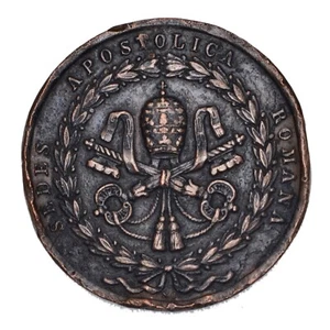 STATO PONTIFICIO Papa Pio IX Medaglia Armis Collatis 1849 - Imagen 1 de 2