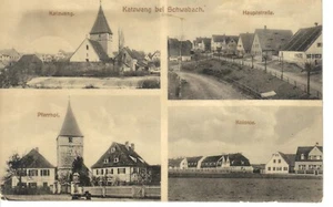AK Ansichtskarte Katzwang Schwabach Kolonie  1918 gelaufen - Bild 1 von 1