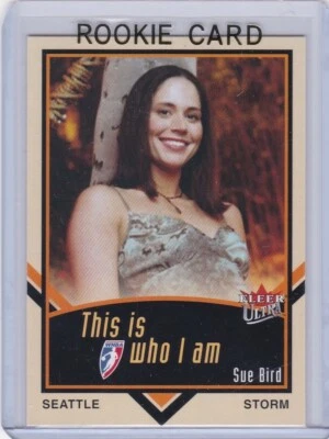 SUE BIRD ROOKIE CARD 2003 Fleer Ultra RARE WNBA BASKETBALL $$ RC Seattle Storm! - Image 1 of 2