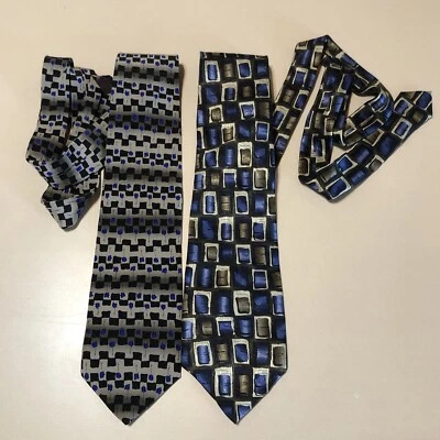 Lote Corbatas Jerry Garcia Cuello 100% Seda Edición Limitada New York Banyan Trees II Foto 1 de 4