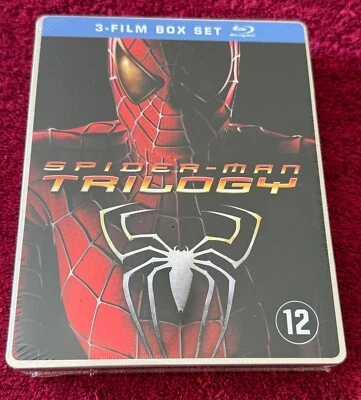 SPIDER-MAN TRILOGY STEELBOOK BOX UK LIMITED EDITION RARE OOP NEW & SEALED - Image 1 of 2