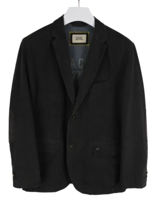 CAMEL ACTIVE Blazer Men's (EU) 52 Notch Lapel Single Vented Elbow Patches Plaid - Image 1 of 4