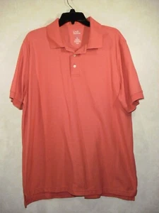 Camisa Polo Croft & Barrow Fácil Cuidado Hombre XL Coral Manga Corta - Imagen 1 de 8