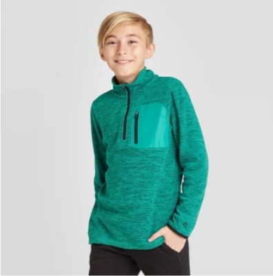 Pullover polar 1/4 cremallera para niños - C9 Champion - Nuevo con etiquetas - Varias tallas/colores - C385 Foto 1 de 4