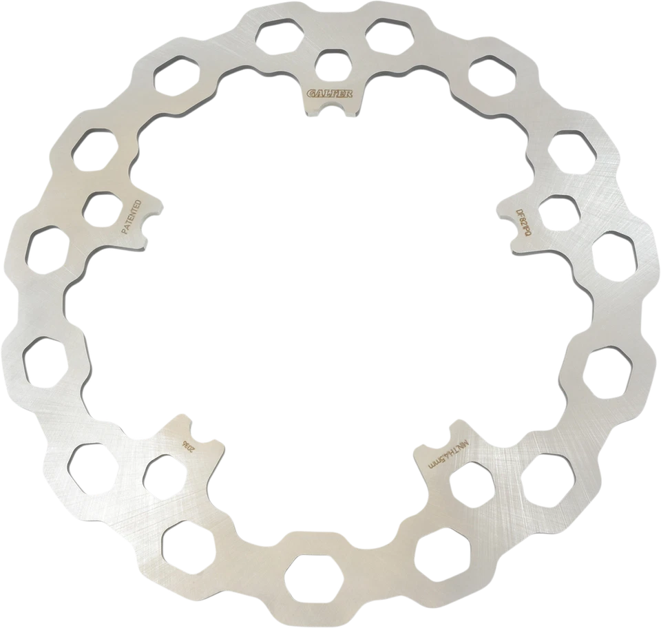 Задний тормозной ротор Galfer Cubiq сплошной диск для Harley V-Rod Dyna 06-17 DF821PQ - Изображение 1 из 1