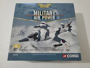 CORGI AVATION AA32407 BAE HARRIER GR.3 #1Sqn. Winter 1982 L.Edition 1/72 - Picture 1 of 15