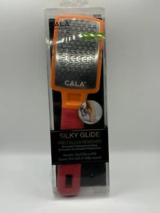 CALA Silky Glide Callus Remover Stainless Steel Micro-File Wet/Dry Skin Orange - Picture 1 of 2