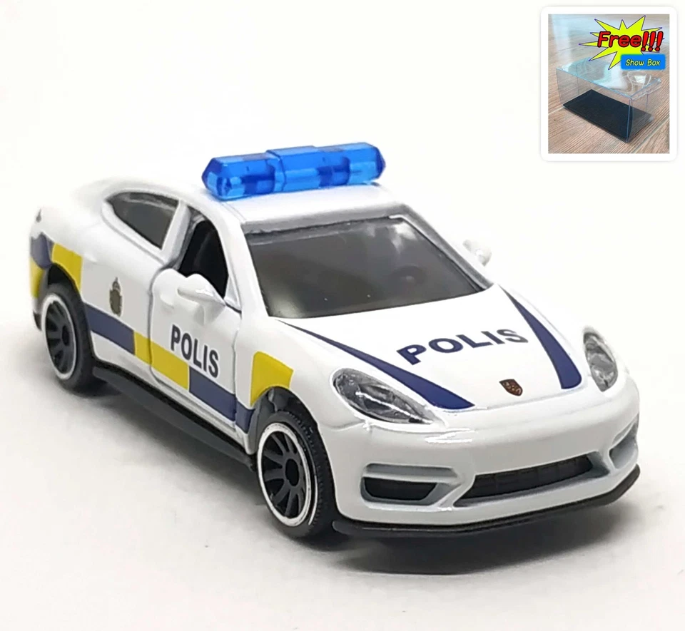 Majorette Volkswagen Beetle Vintage no.64 Purple Rubber Tires 1/64 3" no Package