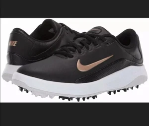 NIKE Vapor Golf Shoes Black/White/Bronze Women's Size 8 AQ2324 001 Brand New - Picture 1 of 4