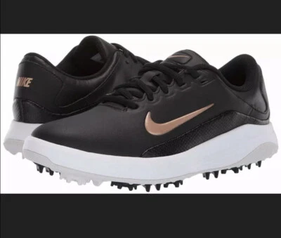 NIKE Vapor Golf Shoes Black/White/Bronze Women's Size 8 AQ2324 001 Brand New  - Image 1 of 4