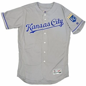 Mens MLB Kansas City Royals Authentic On Field Flex Base Jersey - Road Gray - Picture 1 of 3