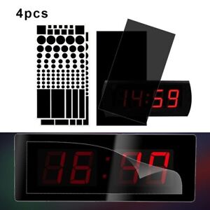 Stickers 4PC Electronic LED Light Blocking Stickers Dimming Each Model Universal
