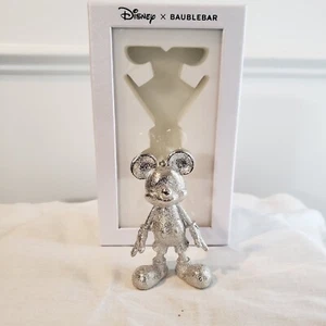 Disney Baublebar X Mickey Mouse Bag Charm - Silver (NEW) - Picture 1 of 7