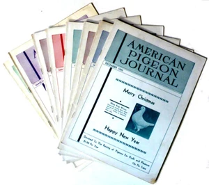8 Amerikanische Taubenjournale von 1935 in sehr gutem Zustand APJ - Bild 1 von 9