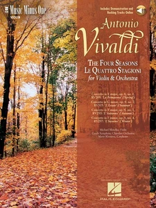 Vivaldi Le Quattre Stagioni Violin Sheet Music Minus One Book Online Audio - Picture 1 of 1