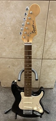 Fender Squire Mini Strat Stratocaster Electric Guitar Black - Image 1 of 4