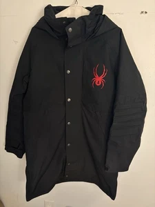 Spyder Herren schwarz Ski isoliert Jacke/Mantel/Parka Skifahren Winter Größe Large - Bild 1 von 16