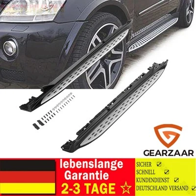 Trittbretter Seitenbrett passend für Mercedes GLC Klasse X253 C253 Aluminium
