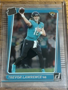 Panini Clearly Donruss 2021 clasificación novato Trevor Lawrence #51 Jaguars radiocontrol - Imagen 1 de 2