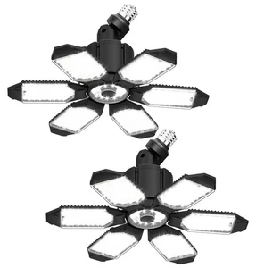 LED Garage Light 2 Pack Super Bright 15000LM LED Ceiling Lights 6500K Garage ... - Picture 1 of 7